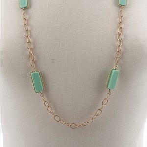 Long color block necklaces- more colors available